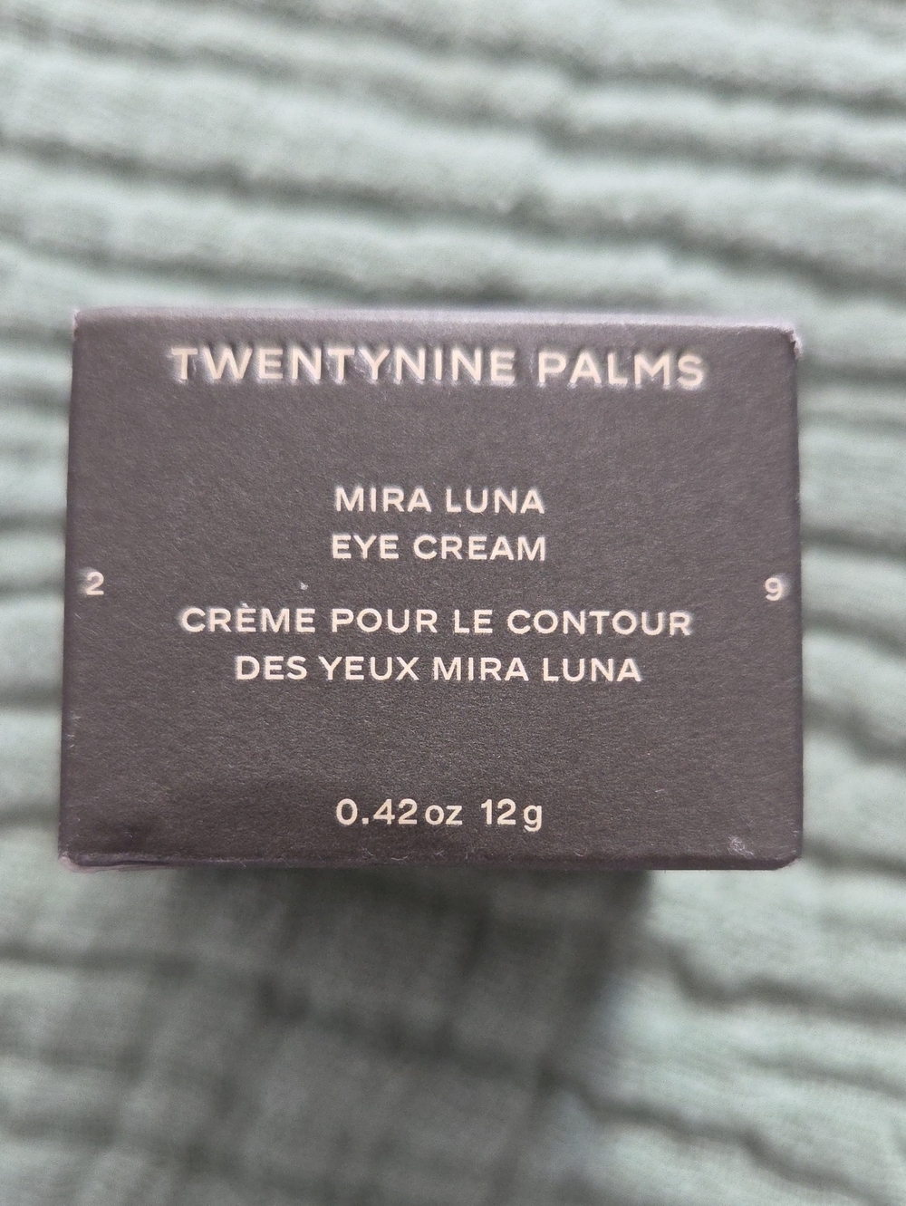 Twentynine Palms Mira Luna Eye Cream - Black Packaging